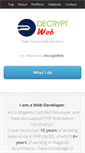 Mobile Screenshot of decryptweb.com